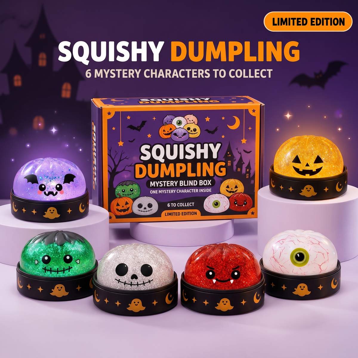 Halloween Dumpling Squishy - Mystery Blind Box