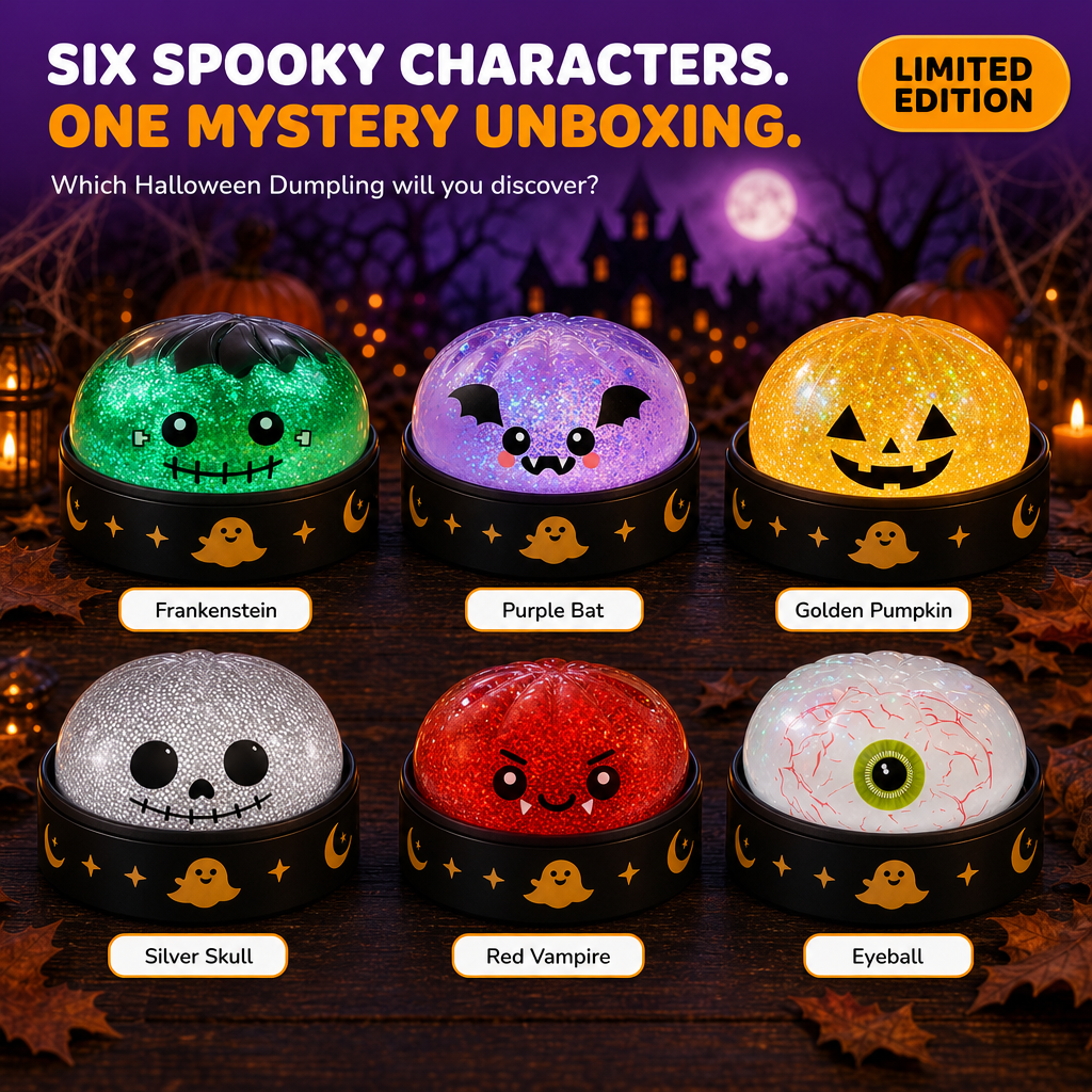 Halloween Squishy Dumpling - Stress Relief Toys