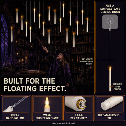 Magic Wand Floating LED Candles